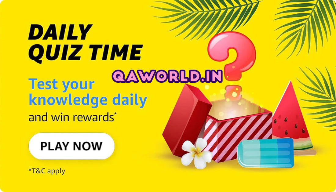 Win ₹500 Amazon Pay Balance - 07 December 2023 - Amazon Quiz Answers